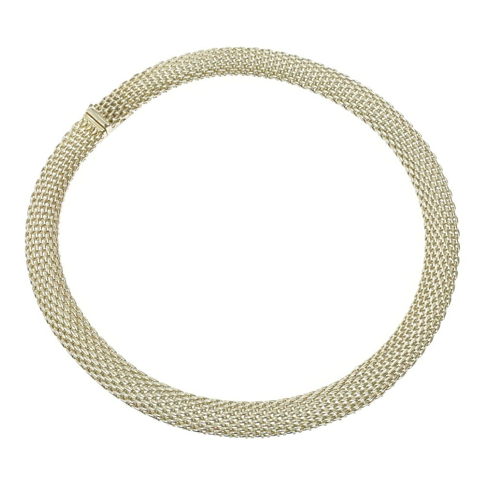 Tiffany Somerset Mesh Necklace Silver